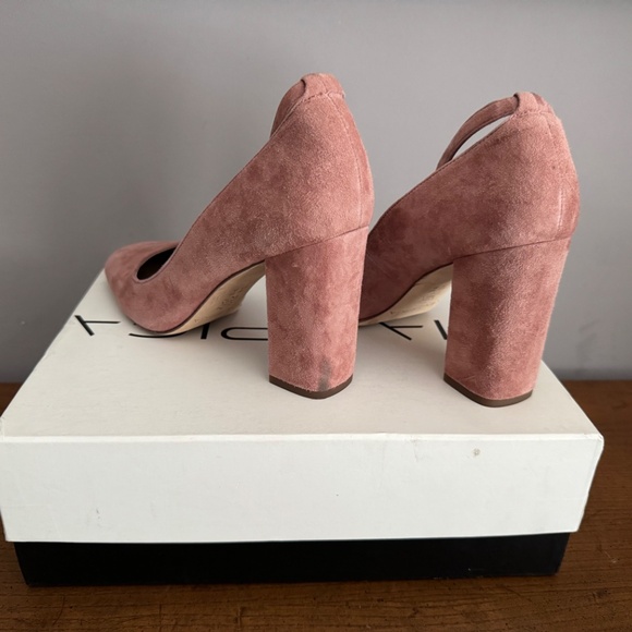 Suede Mary Jane Pumps - Picture 3 of 4